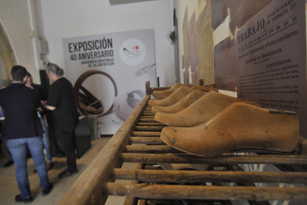 Exposición sobre la historia del calzado en Elche