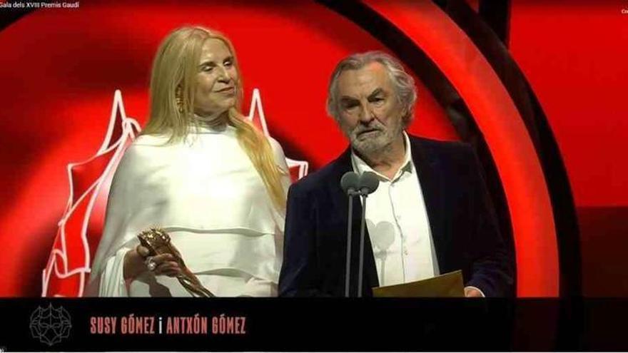 Susy Gómez, presencia mallorquina en los Gaudí 2026: entregó premios y lució un vestido de Cortana