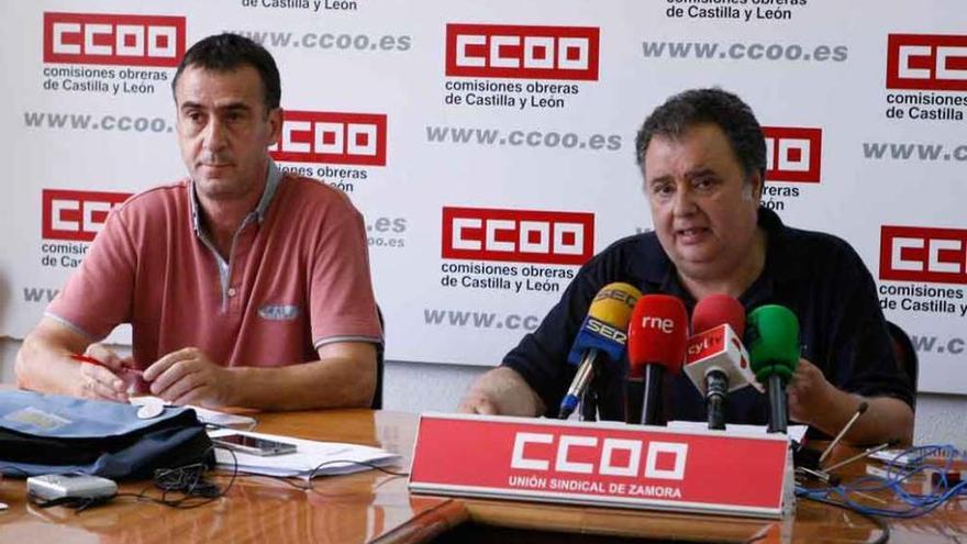 Javier Redondo y Eugenio González, ayer.
