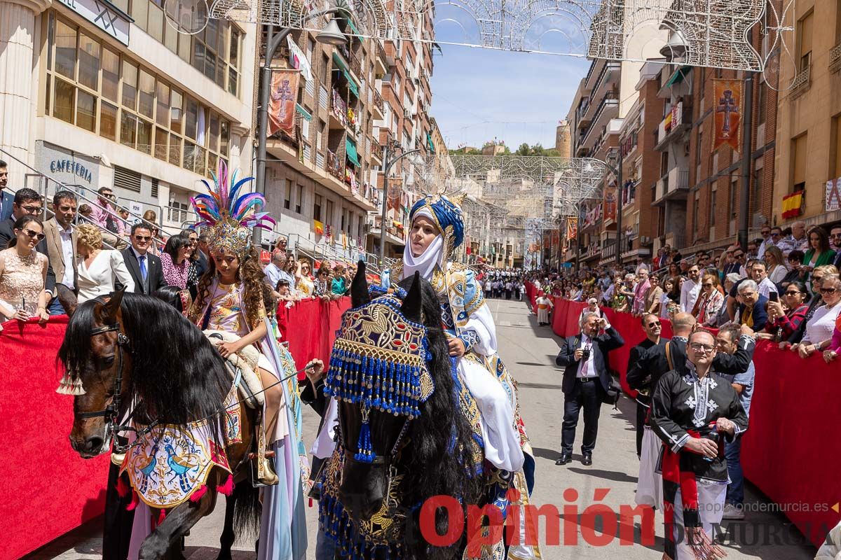 Desfile infantil del Bando Moro en las Fiestas de Caravaca