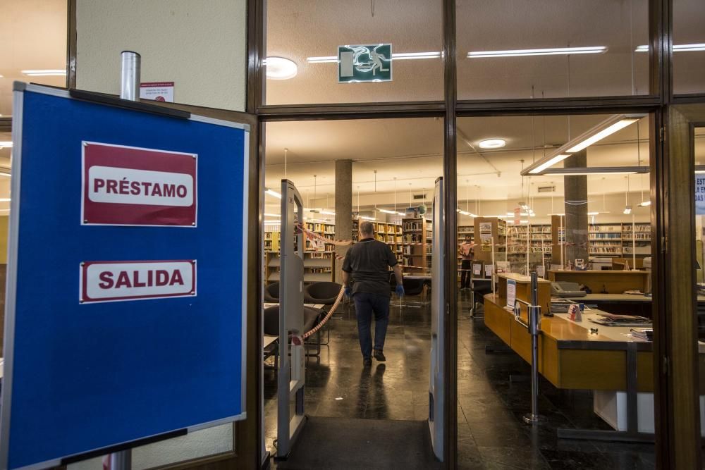 Apertura de bibliotecas con libros en cuarentena