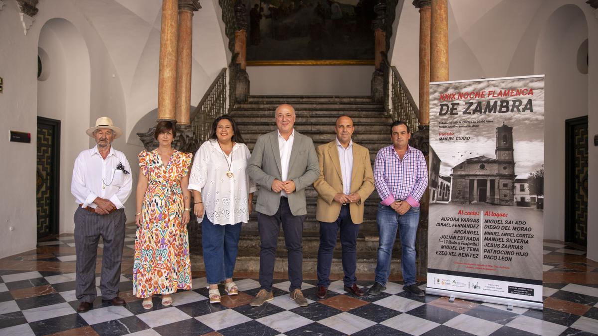 Presentación de la 'Noche flamenca' de Zambra en la Diputación