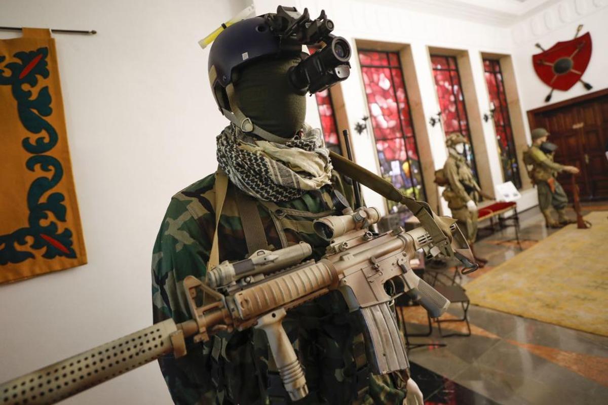 Exposición de uniformes militares