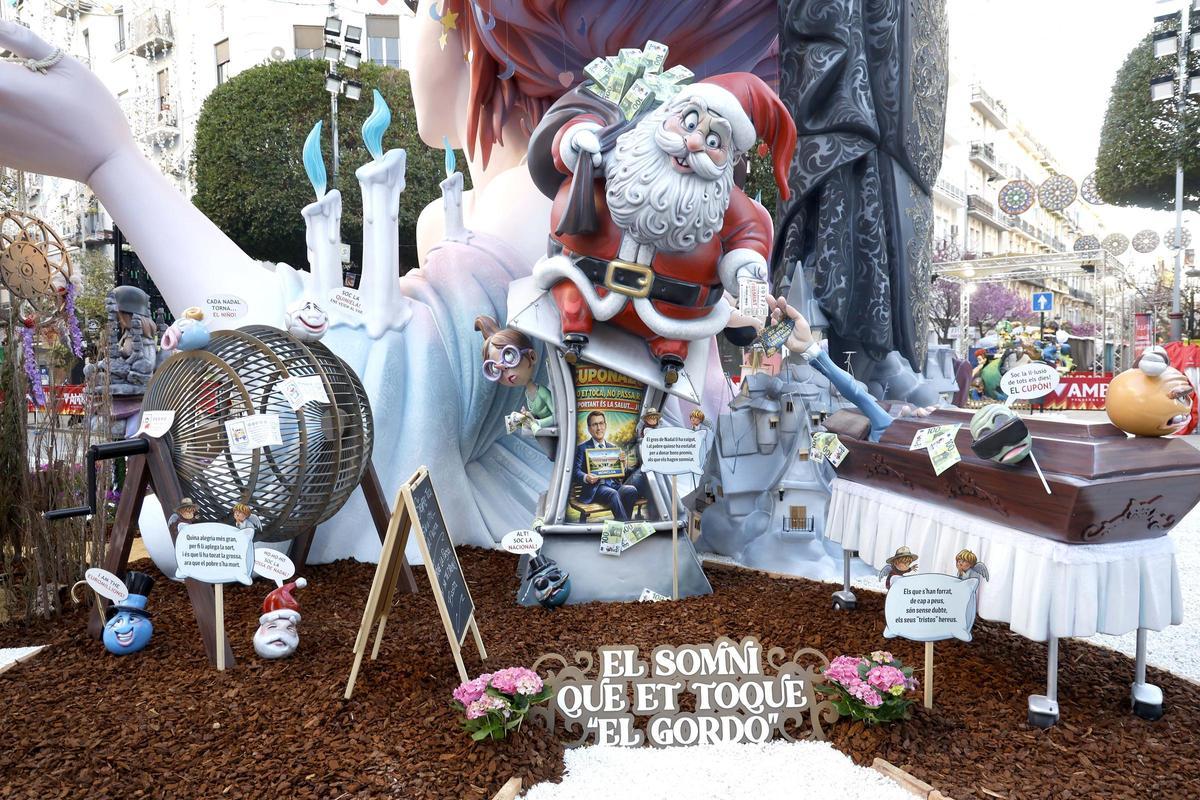 Sueca-Literato Azorín, todos los detalles de la falla ganadora del Ninot Indultat 2026