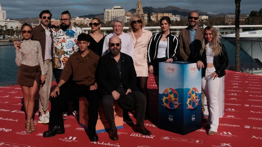 El photocall de 'Matusalen', en el Festival de Cine de Málaga