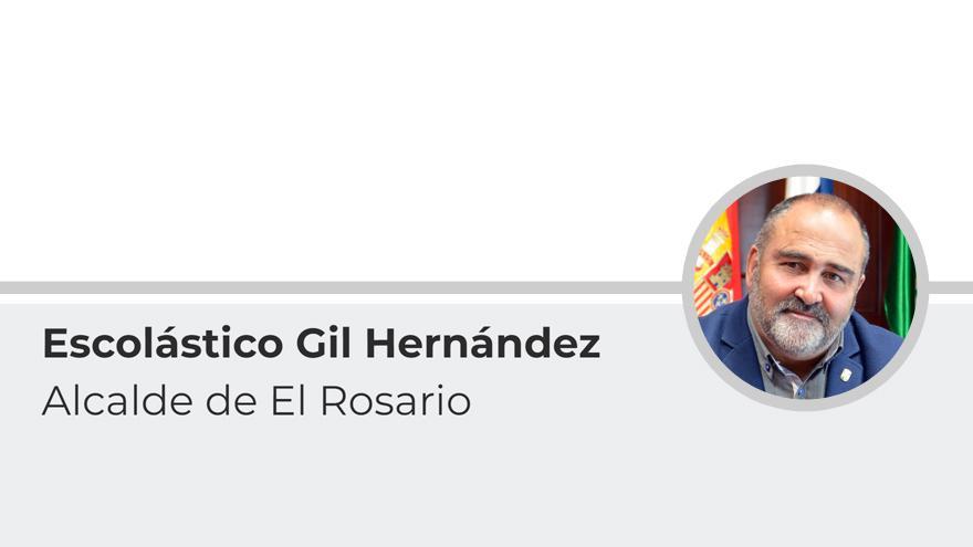 Escolástico Gil Hernández, Alcalde de El Rosario