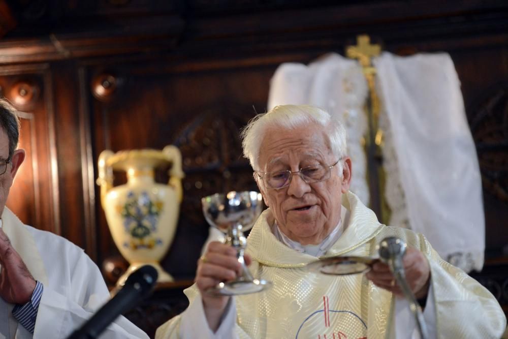 Homenaje al Padre Ángel en La Rebollada