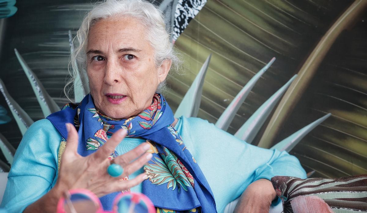 Mariola Cubells, en Tenerife.