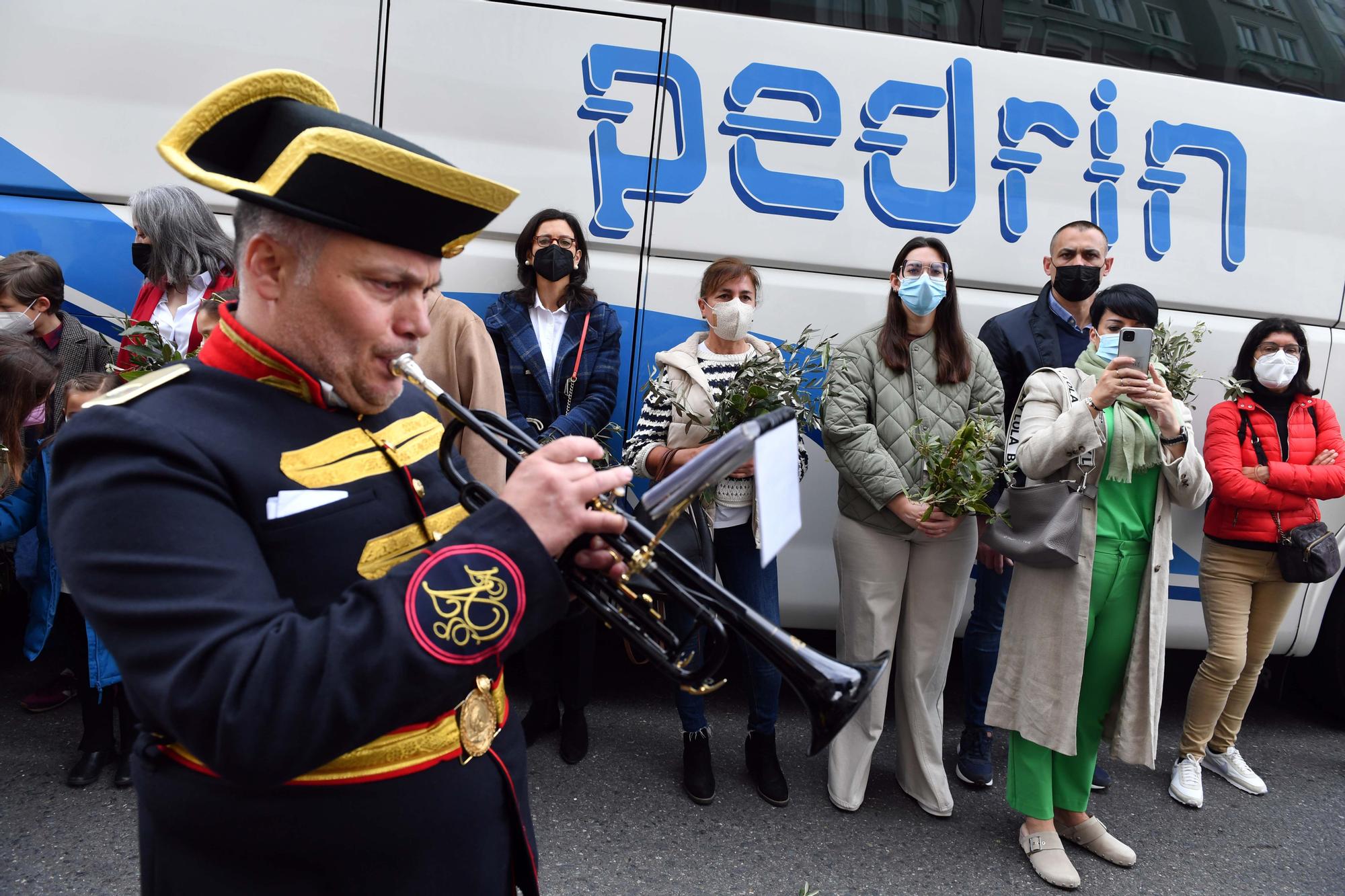 La procesión de la borriquilla en A Coruña