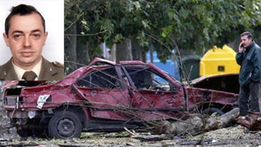 El coche bomba que mató al brigada tenía unos 100 kilos de explosivo y fue robado en Francia