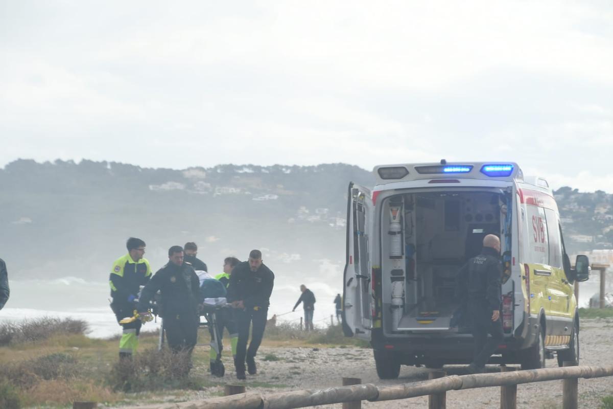 Los sanitarios han estabilizado al joven y han esperado a que llegara un equipo médico del SAMU