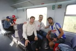 Primer viaje de la línea C3 de Cercanías hacia el circuito de Cheste