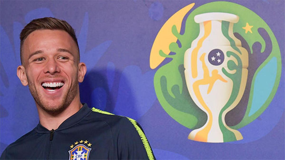 Arthur, el que más faltas recibe en la Copa América: "Es una sorpresa"