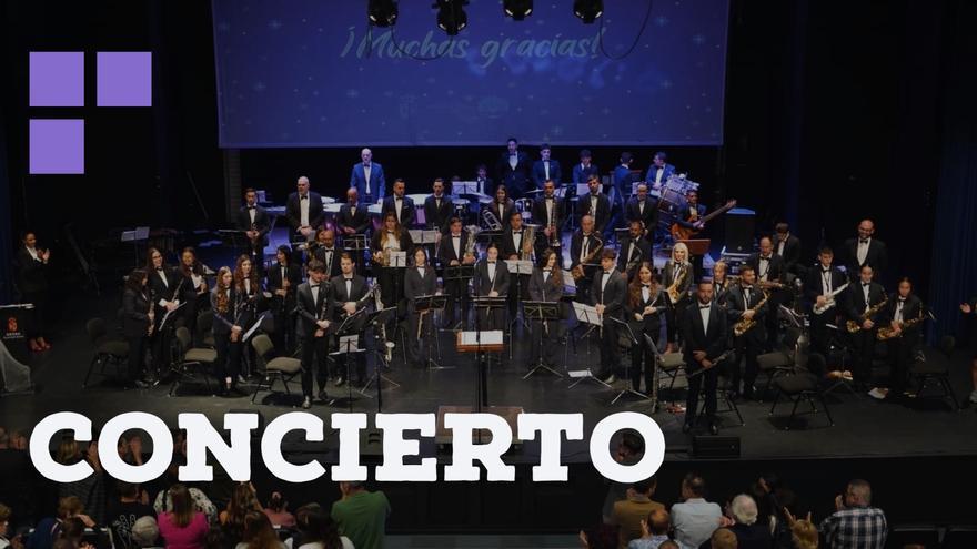Concierto de Los Sabandeños y la Banda de Música de Arona