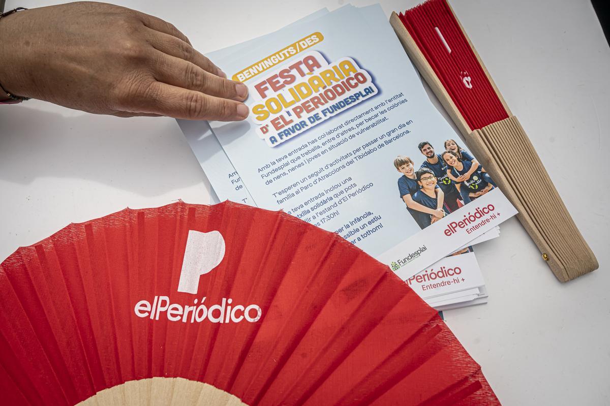 Fiesta solidaria de El Periódico en favor de Fundesplai en el Tibidabo