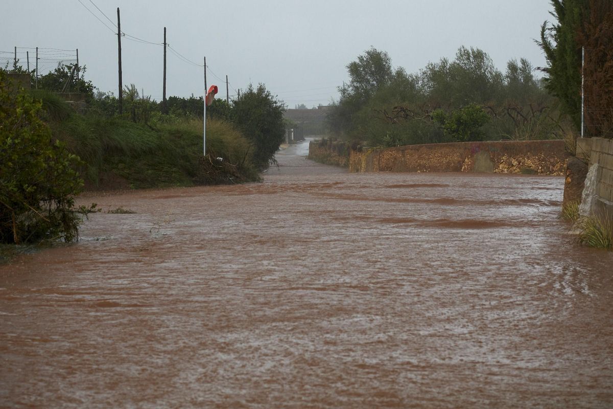 Lluvias torrenciales en la provincia de Valencia