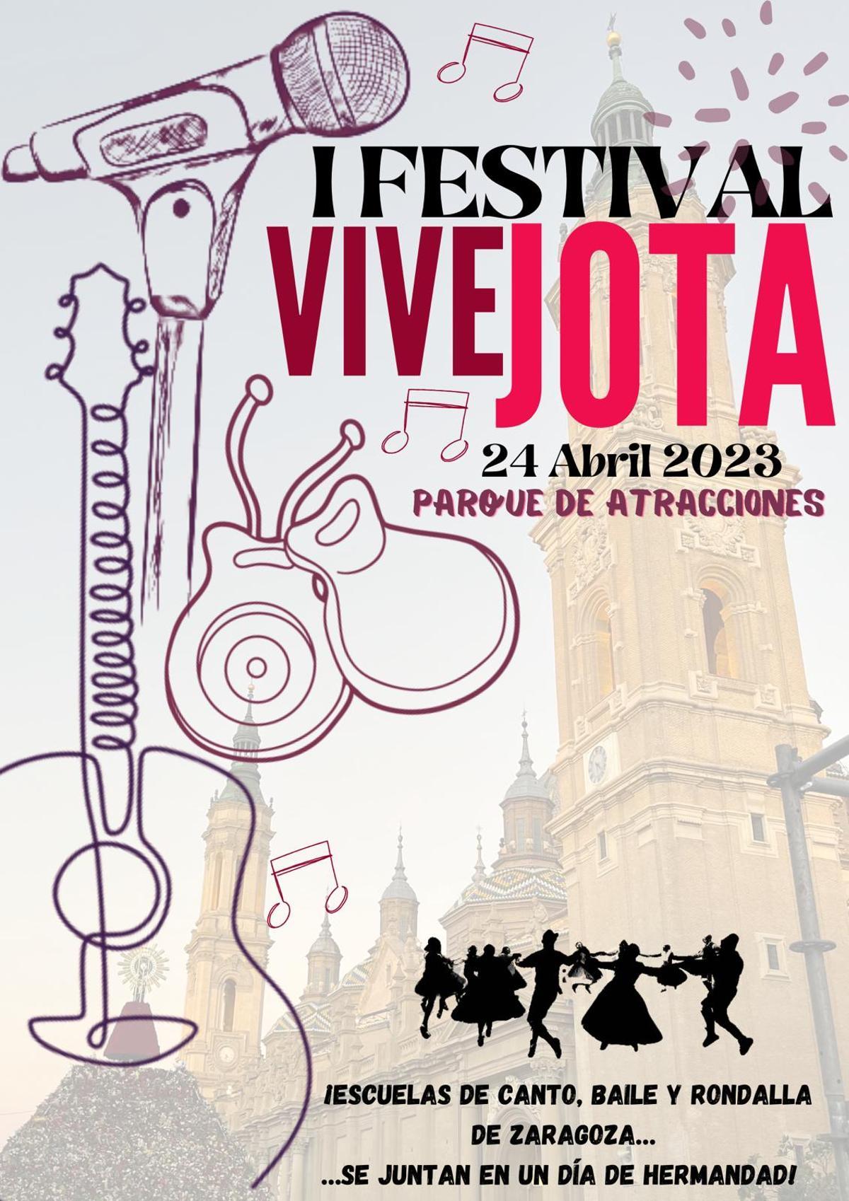 El cartel del festival ViveJota.