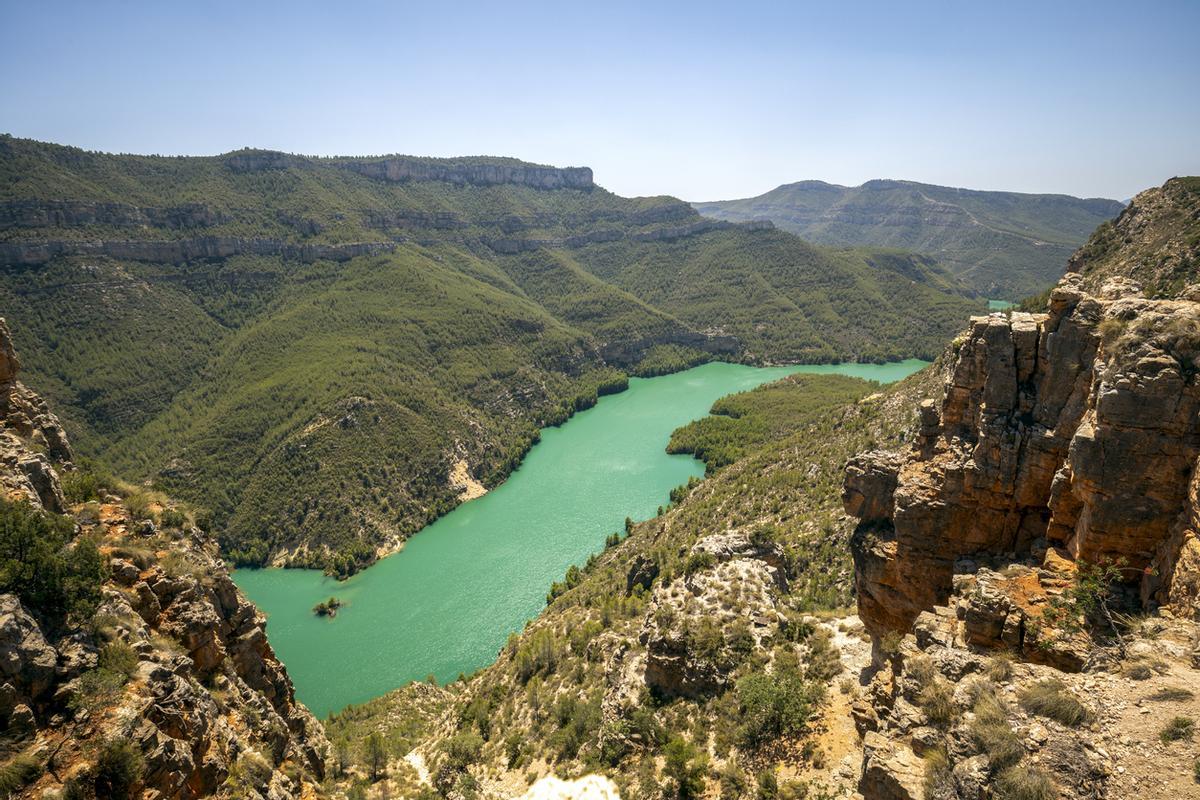 Embalse de Cortes II en Cortes de Pallas, Valencia