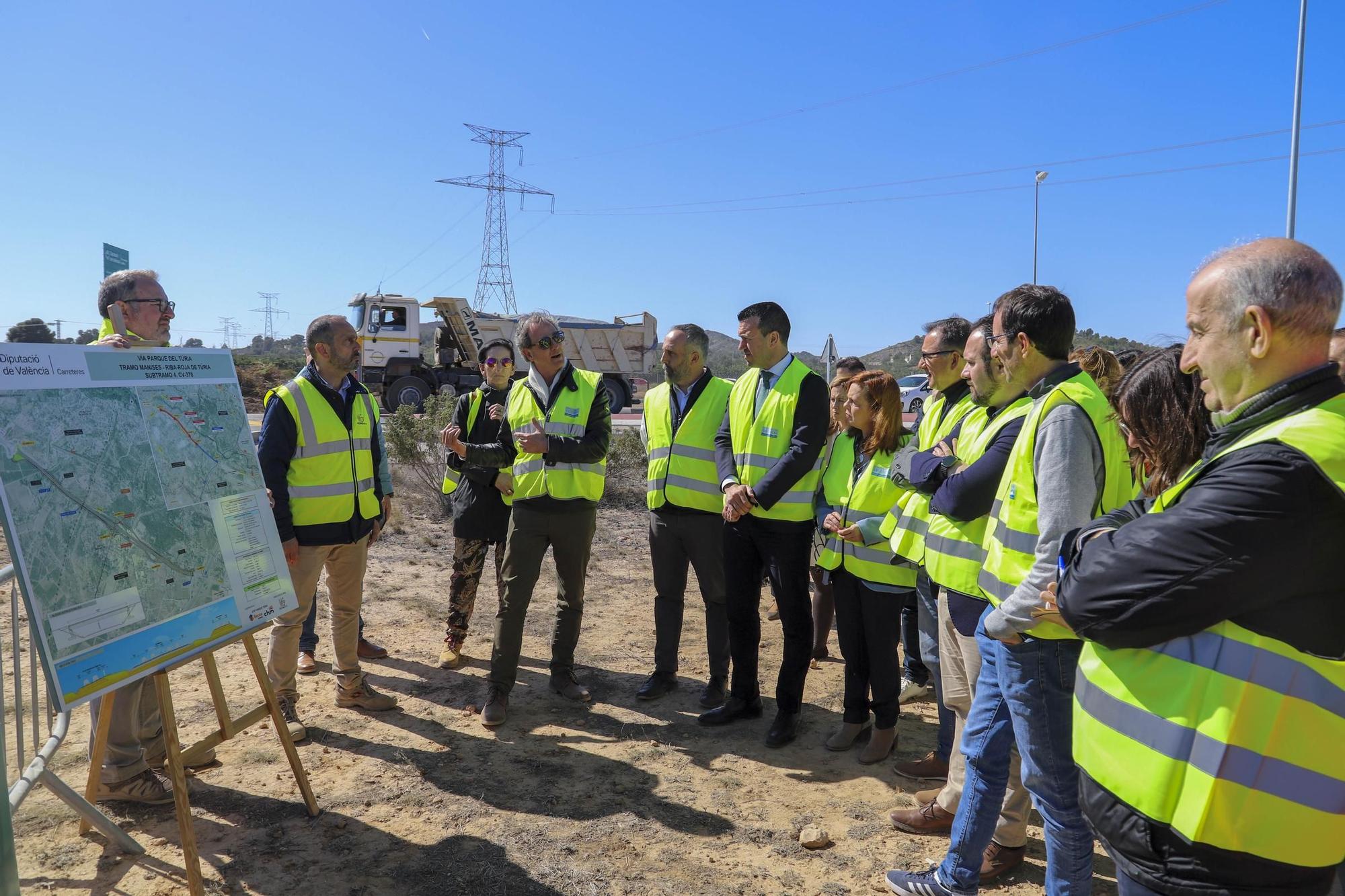 La diputación desdoblará una vía entre Manises y Riba-roja por la que pasan 20.000 coches al día