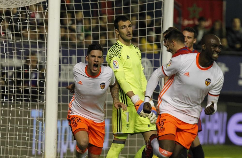 Las imágenes del Osasuna - Valencia