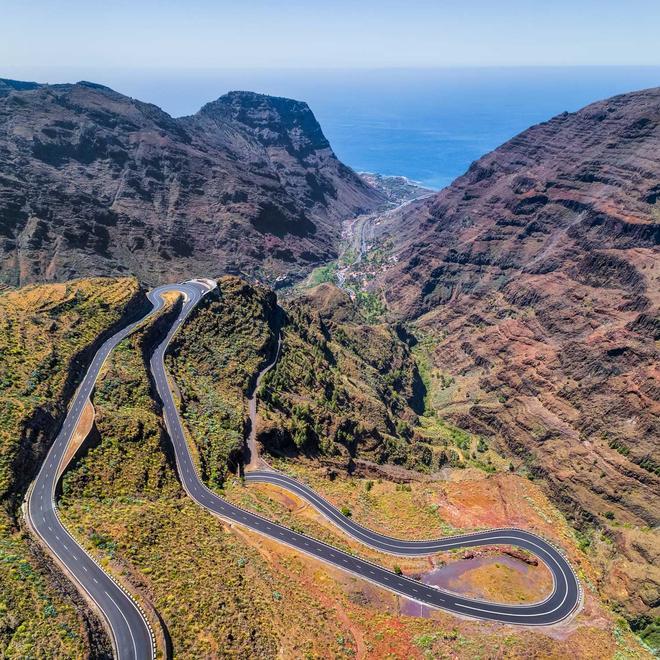 Carretera en Garajonay