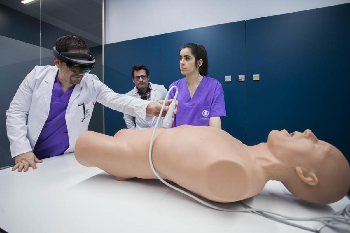 Instalaciones del Hospital Virtual de la Universidad Católica de Valencia