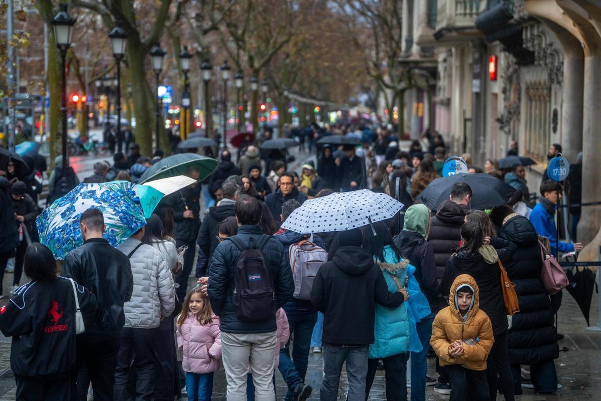 El temporal llega a Barcelona