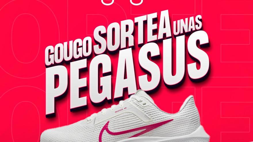 Gougo sortea unas Nike Pegasus con motivo de la Carrera de la Mujer