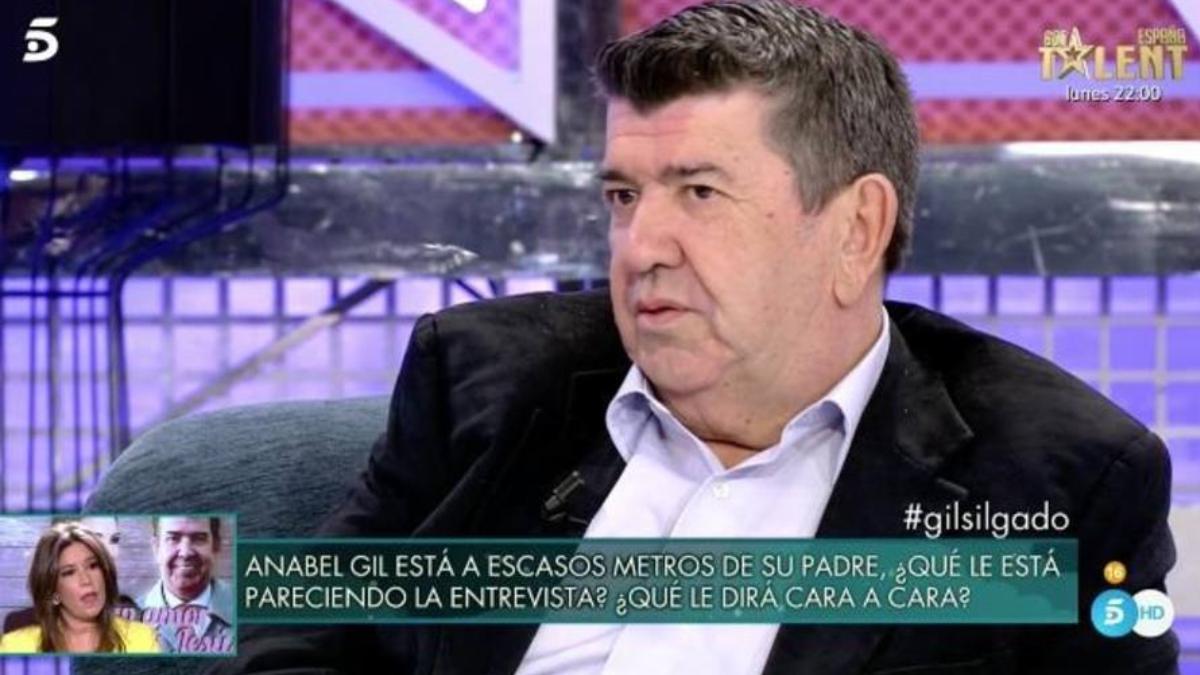 José María Gil Silgado, en una entrevista en 'Sálvame'