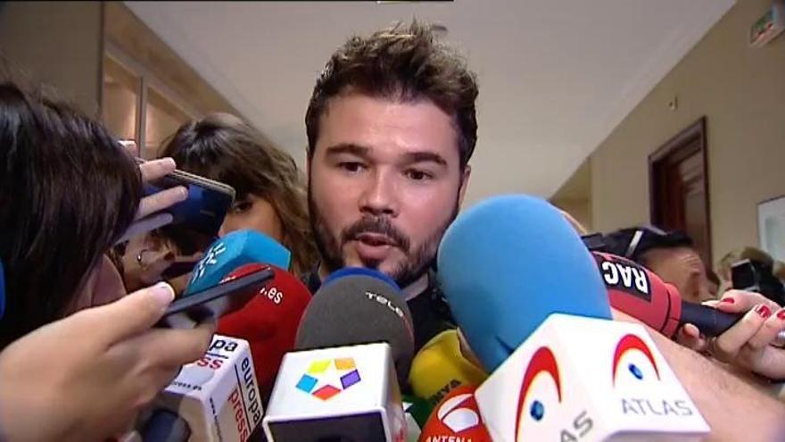 Rufián sobre el voto al presidente del Congreso: &quot;Está entre Guatemala y Guatepeor&quot;