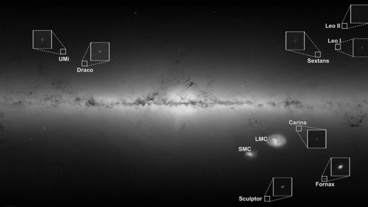 Nuestros vecinos cósmicos son recién llegados: se modifica la historia de la Vía Láctea