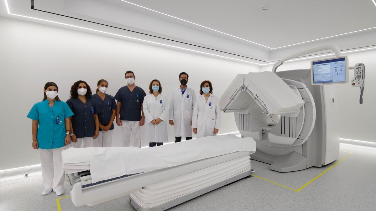 Equipo. Profesionales del servicio de Medicina Nuclear del Hospital Quirónsalud Córdoba