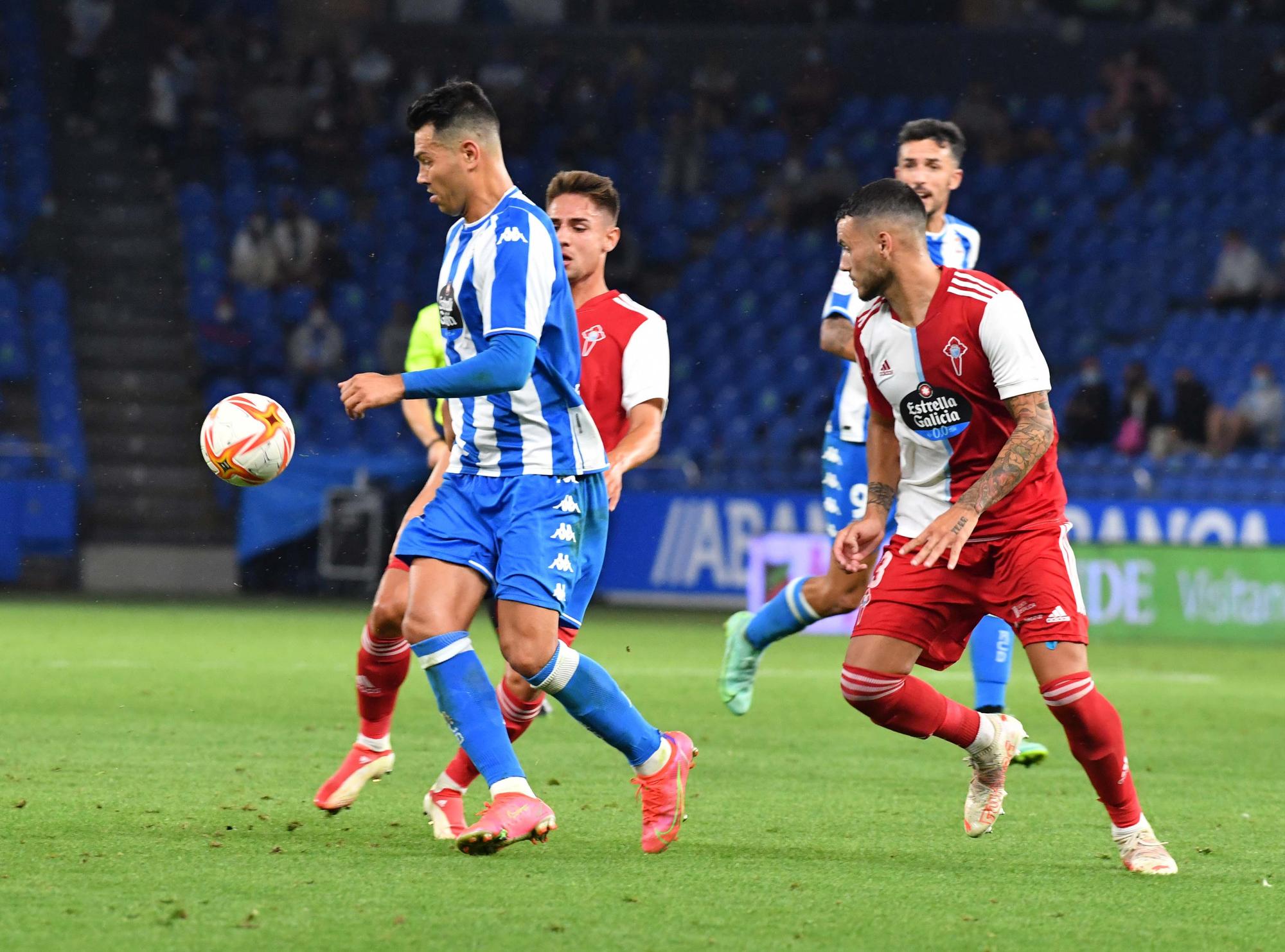 El Dépor golea al Celta B en Riazor