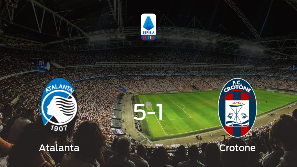 El Atalanta consigue los tres puntos en casa tras pasar por encima del Crotone (5-1)