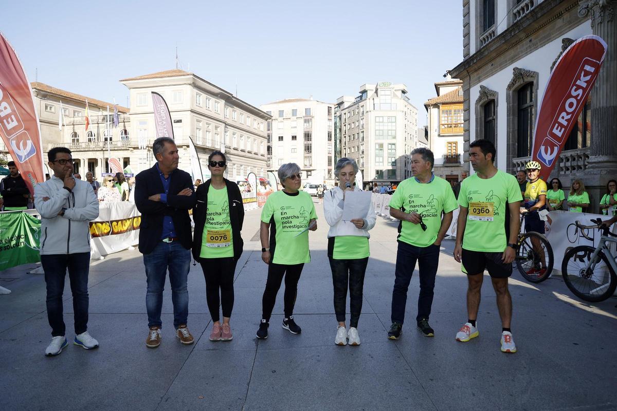 Dos enfermas con tumores de baja supervivencia, Teresa y María del Carmen, leyeron el manifiesto.