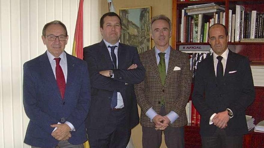 Gonzalo Ortiz, Xabier Díaz, Marcelo Castro-Rial y Jaime López