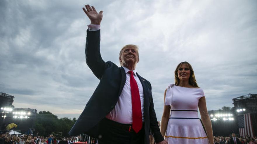 Trump quiere plantar la bandera de Estados Unidos en Marte