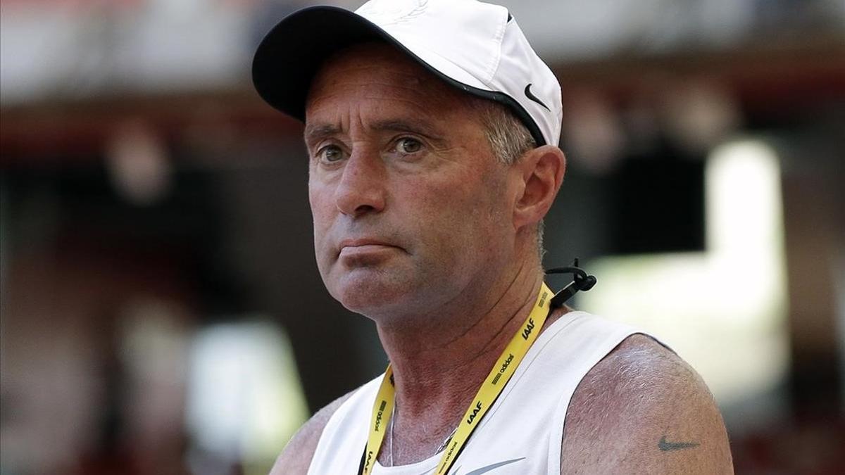 Alberto Salazar, en una imagen de archivo, en los Mundiales de atletismo de Pekín en 2015.