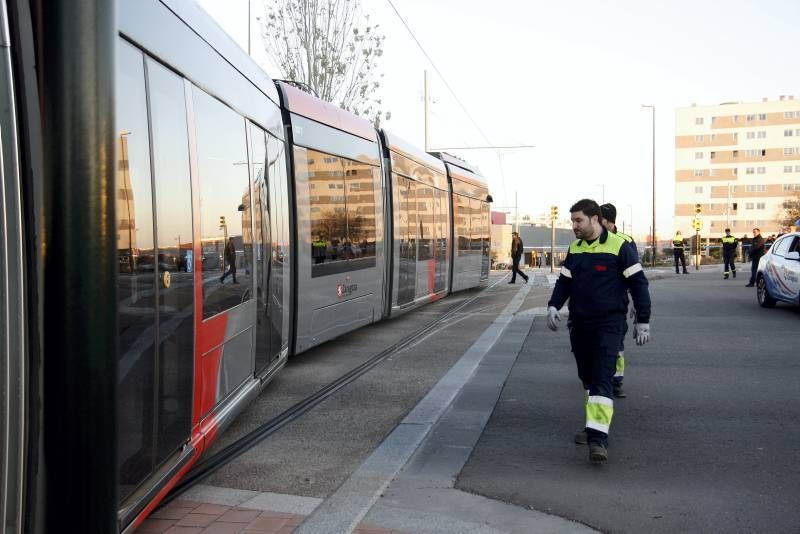 Fotogalería: Accidente del tranvía de Zaragoza