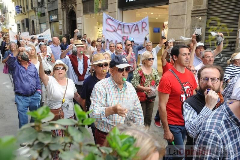 Los lodos del Mar Menor llegan a Murcia