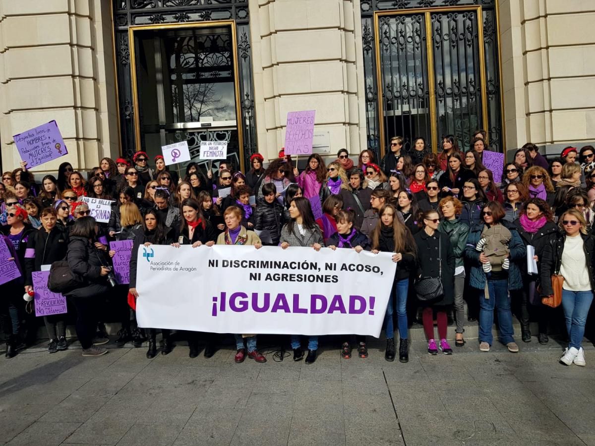 Concentraciones por el 8-M en Zaragoza