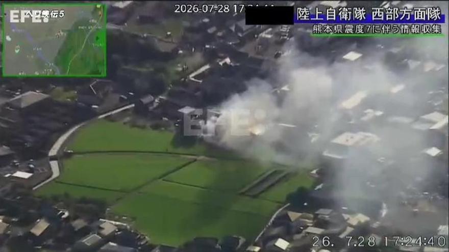 VÍDEO | Col·lapsa un centre comercial després d'un terratrèmol de magnitud 7,1 al Japó