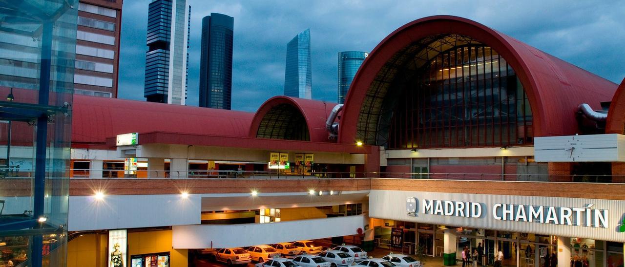 Estación de Chamartín a donde está previsto que se trasladen los trenes de alta velocidad de Alicante, Castelló y València.