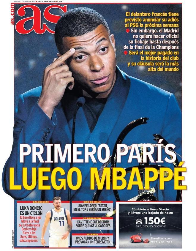 Estas son las portadas de la prensa deportiva de hoy