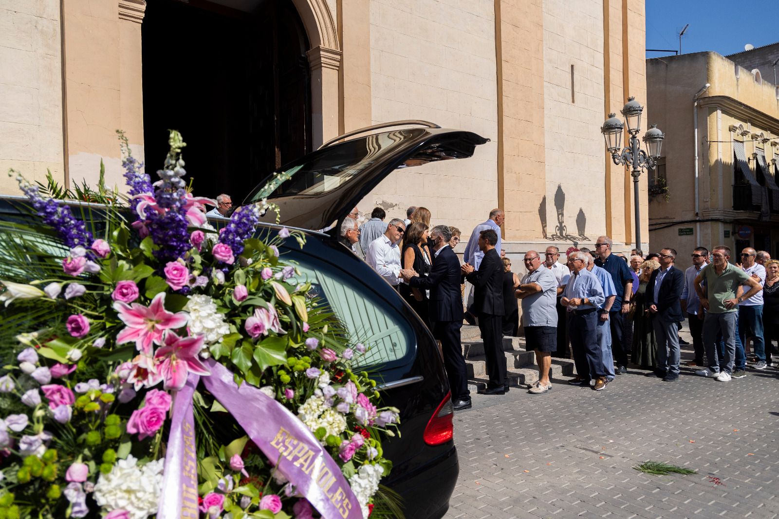 El funeral de Roberto Gil en Riba-roja