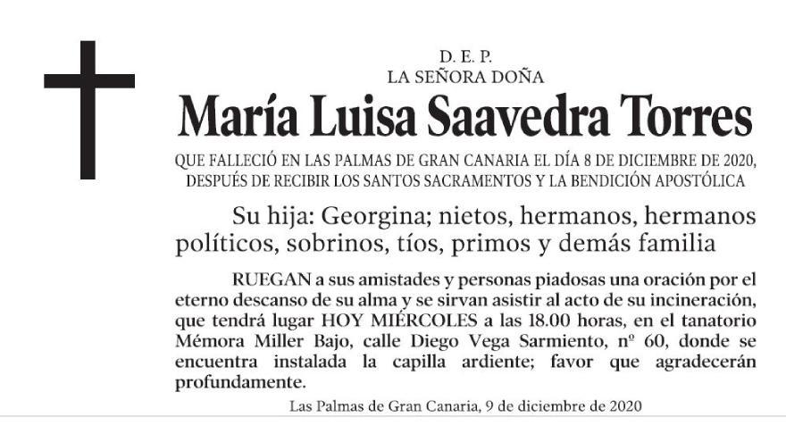 María Luisa Saavedra Torres