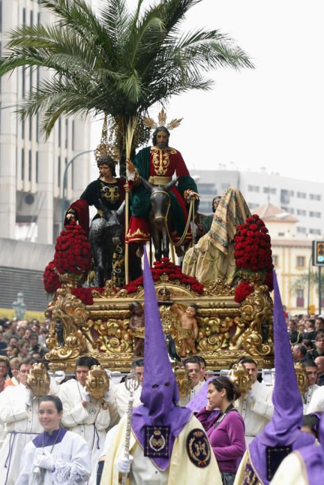 Antiguo trono del Cristo de la Pollinica.