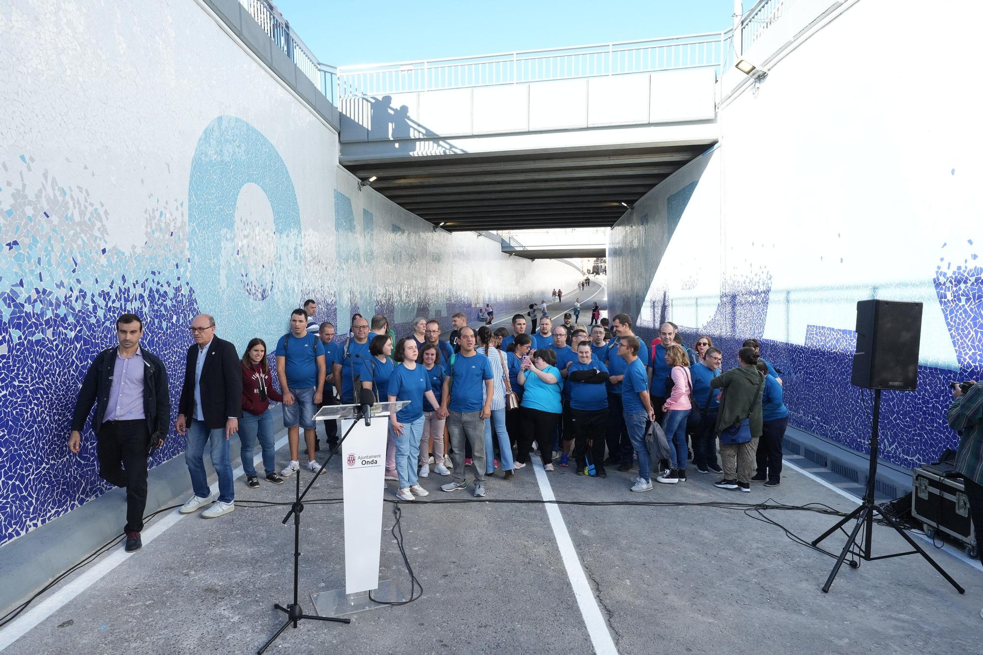 Onda reabre el túnel de entrada al municipio con el gran mural cerámico