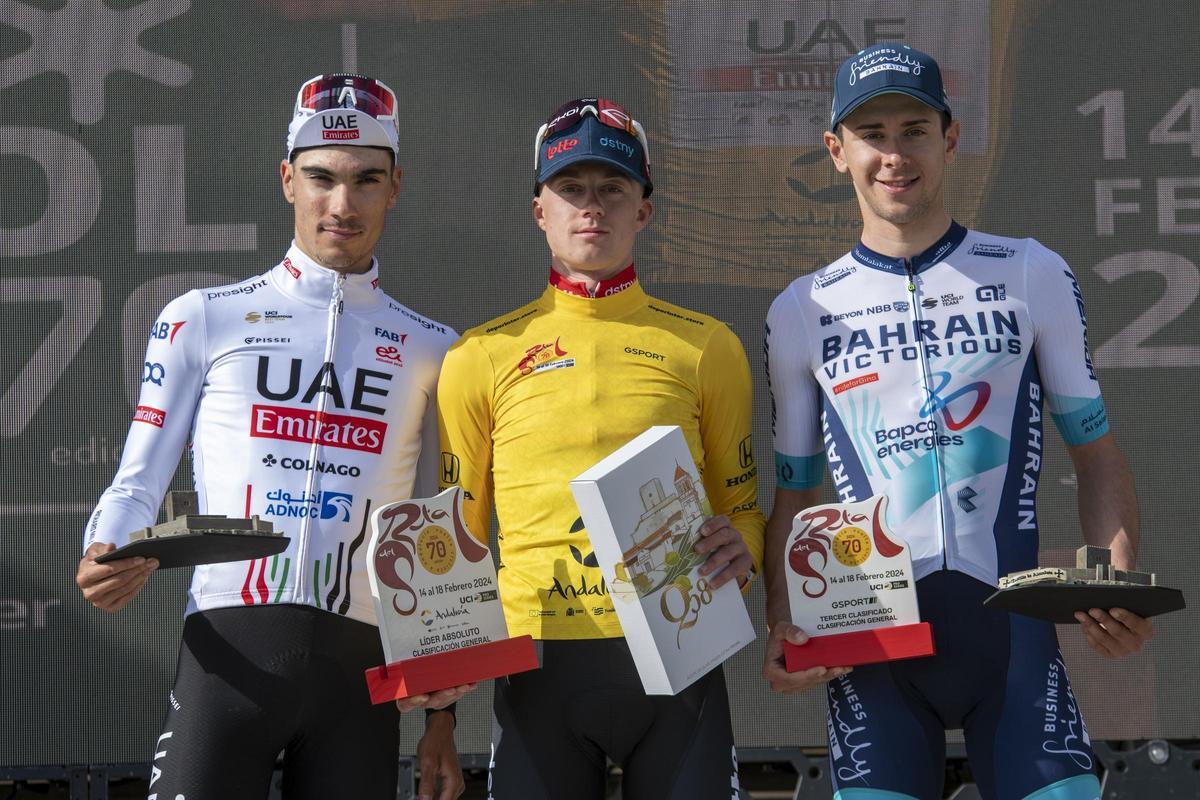 El belga Maxim Van Gils gana una Ruta del Sol efímera con una gran contrarreloj