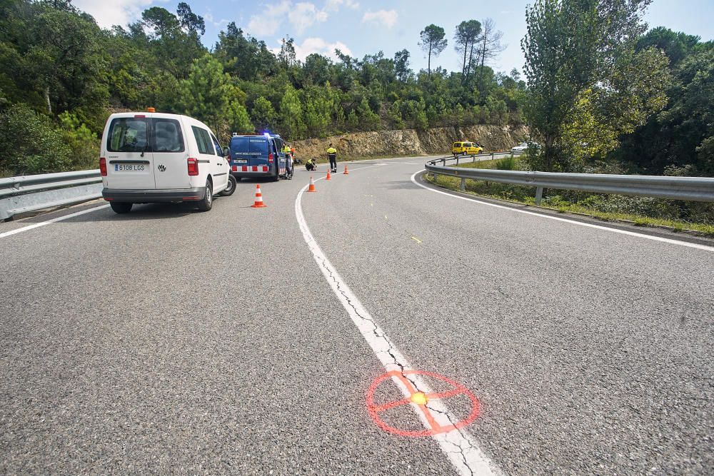 Mor un motorista en un accident de trànsit a Llagostera